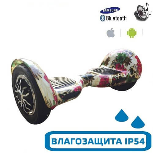 Гироскутер с Влагозащитой Smart Balance 10" Внедорожный (Хохлома)
