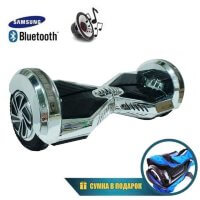 Гироскутер Smart Balance Transformers LED 8" (Хром)